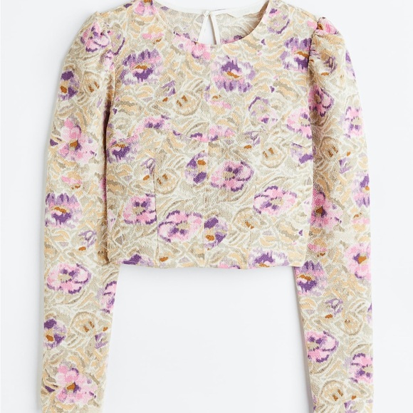 H&M Multicolor Recycled Fabric Top - Picture 3 of 10